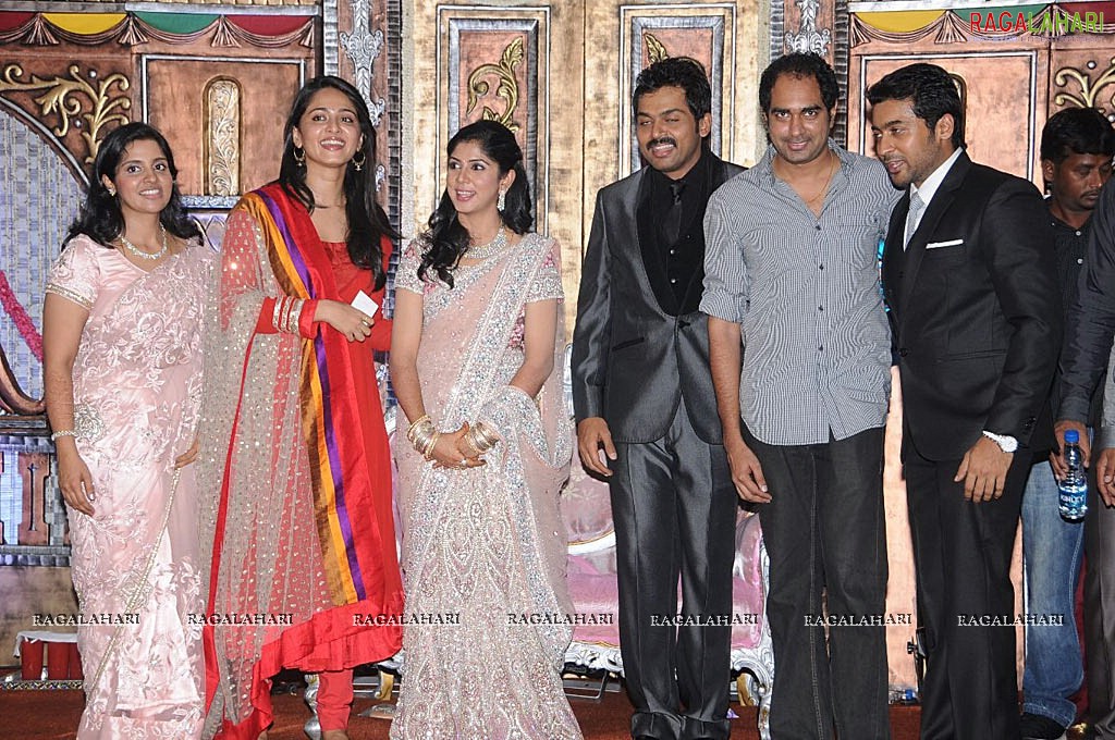 Hero Karthi-Ranjani Wedding Reception