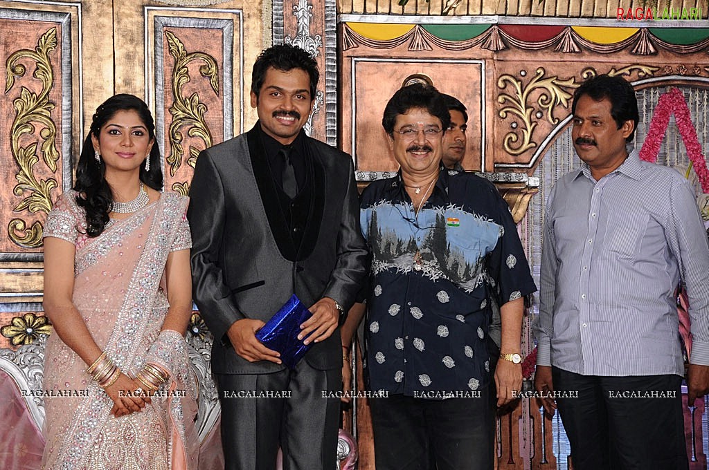 Hero Karthi-Ranjani Wedding Reception