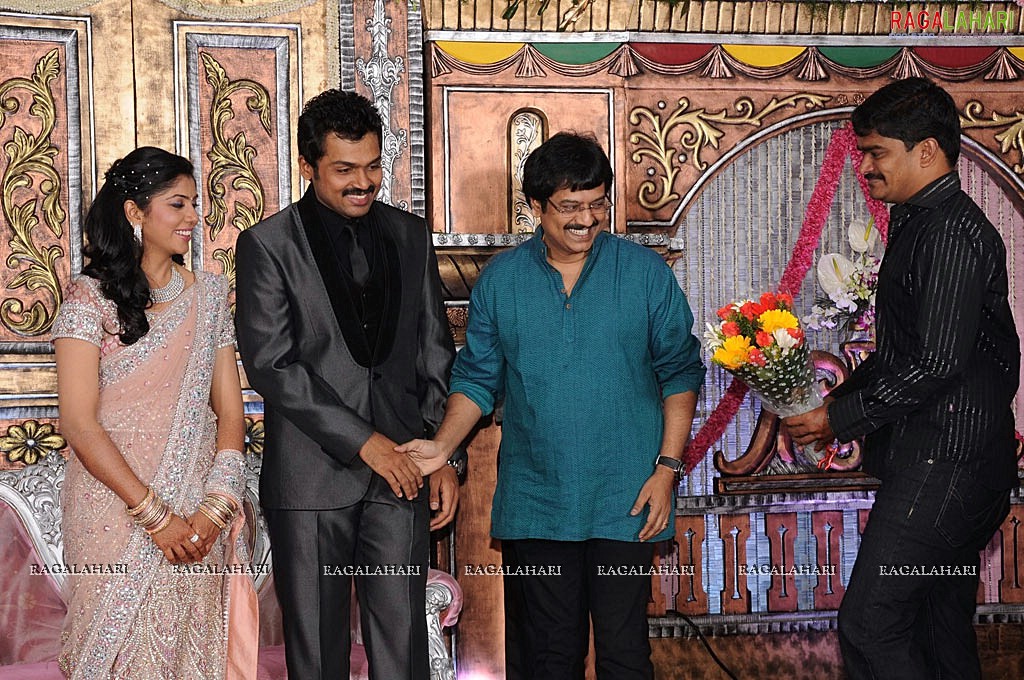 Hero Karthi-Ranjani Wedding Reception