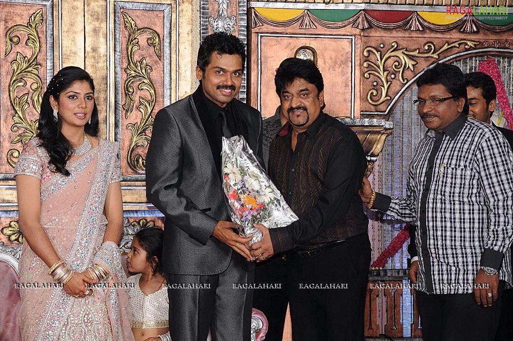 Hero Karthi-Ranjani Wedding Reception