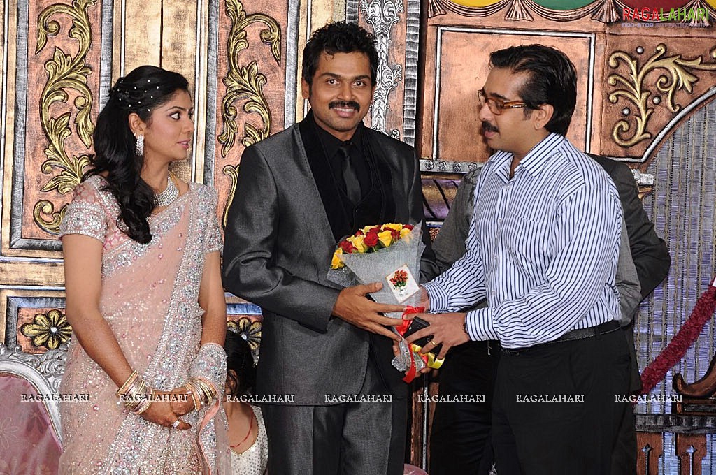 Hero Karthi-Ranjani Wedding Reception