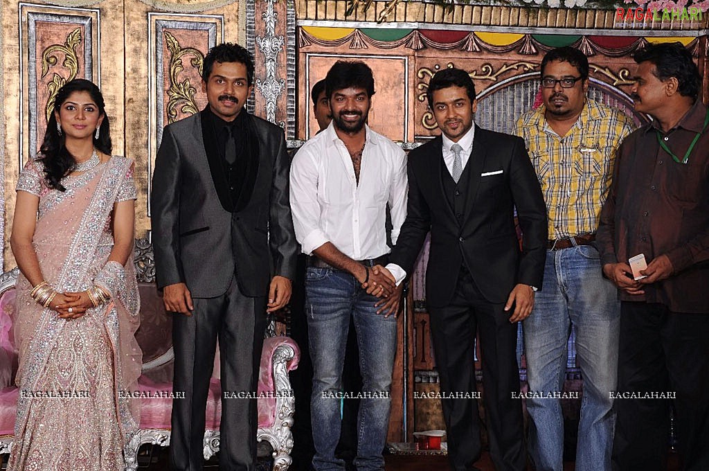 Hero Karthi-Ranjani Wedding Reception