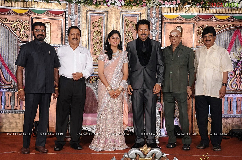 Hero Karthi-Ranjani Wedding Reception