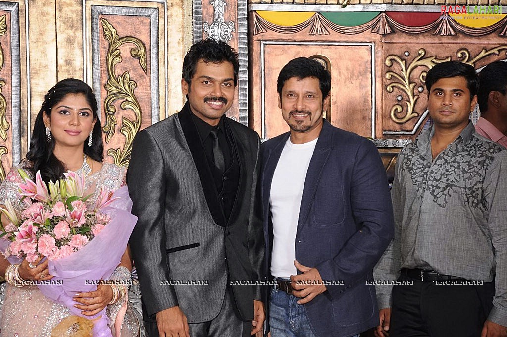 Hero Karthi-Ranjani Wedding Reception