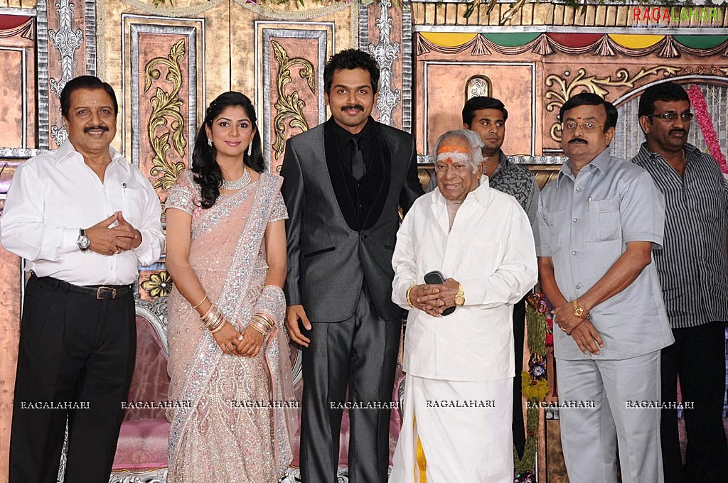 Hero Karthi-Ranjani Wedding Reception