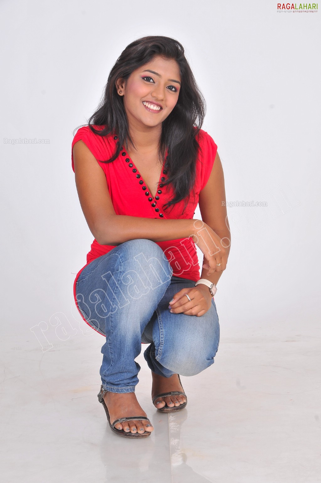 Eesha Rebba in Tomato Red Top and Jeans Exclusive Photo Shoot