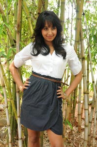 Sanjana at Mugguru Press Meet