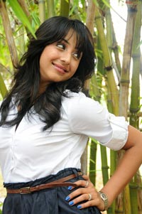 Sanjana at Mugguru Press Meet