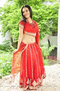 Sexy Anu Smrithi in Red Dress - High Resolution Photos