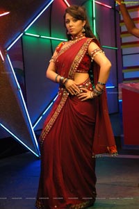 Charmi Sye Aata Red Saree Posters