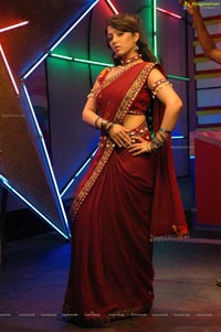 Charmi Sye Aata Red Saree Posters