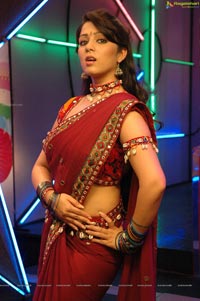 Charmi Sye Aata Red Saree Posters