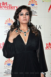 Raveena Tandon in Black Dress - High Resolution Photos