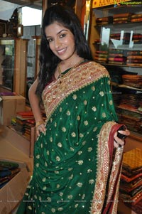 Hyderabad Model Annie in Saree Photos