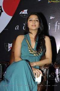 Bhumila Chawla in Low Neck Dress