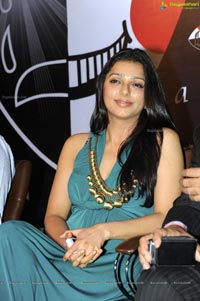 Bhumila Chawla in Low Neck Dress