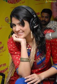 Deeksha Seth at Radio Mirchi for UKUP Promotions