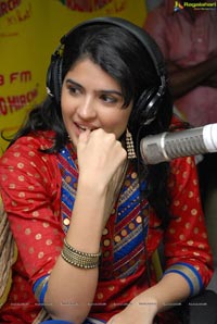 Deeksha Seth at Radio Mirchi for UKUP Promotions