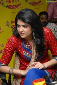 Deeksha Seth at Radio Mirchi for UKUP Promotions