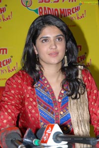 Deeksha Seth at Radio Mirchi for UKUP Promotions