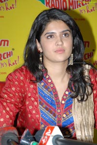 Deeksha Seth at Radio Mirchi for UKUP Promotions