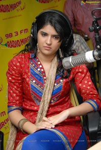 Deeksha Seth at Radio Mirchi for UKUP Promotions