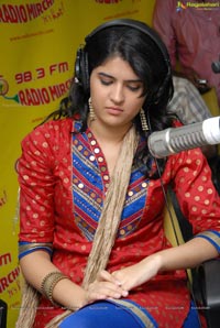 Deeksha Seth at Radio Mirchi for UKUP Promotions