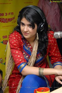 Deeksha Seth at Radio Mirchi for UKUP Promotions