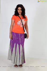 Akshitha Shetty in Sleeveless Dress