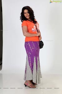 Akshitha Shetty in Sleeveless Dress