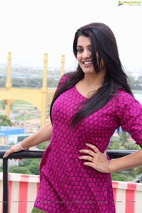 Tashu Kaushik in Pink Dress