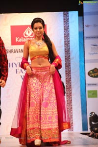 Catherine at Hyderabad Fashion Week 2013