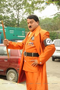 Rajendra Prasad in Hitler Getup