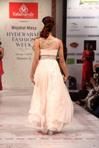 Sanjana at Hyderabad Fashion Week 2013