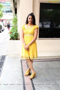 Beautiful Shravya Reddy in Yellow Dress