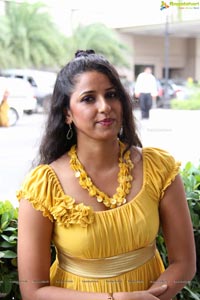 Beautiful Shravya Reddy in Yellow Dress