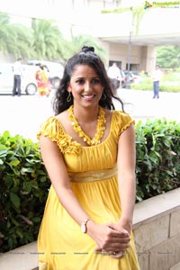 Beautiful Shravya Reddy in Yellow Dress