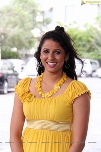 Beautiful Shravya Reddy in Yellow Dress