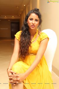 Beautiful Shravya Reddy in Yellow Dress