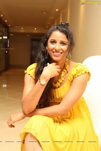 Beautiful Shravya Reddy in Yellow Dress