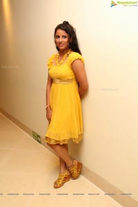 Beautiful Shravya Reddy in Yellow Dress