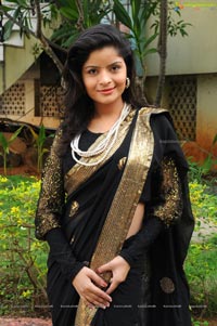 Vandana Vasisth in Black Saree