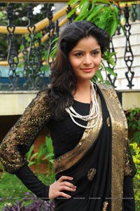 Vandana Vasisth in Black Saree