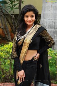 Vandana Vasisth in Black Saree