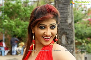 Rishika in Red Dress