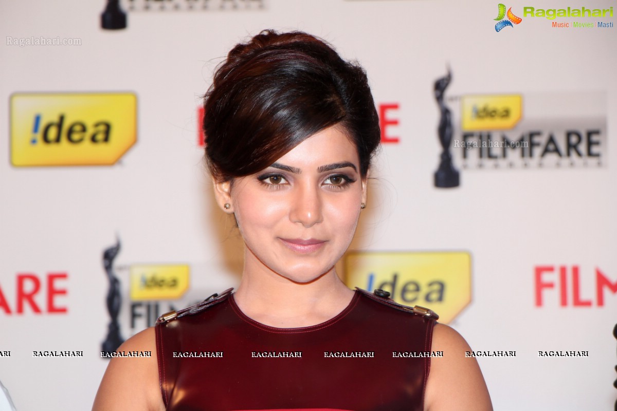 Samantha at 61st Idea Filmfare Awards 2013 Nominations Press Meet