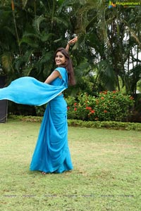 Sony Charishta in Saree