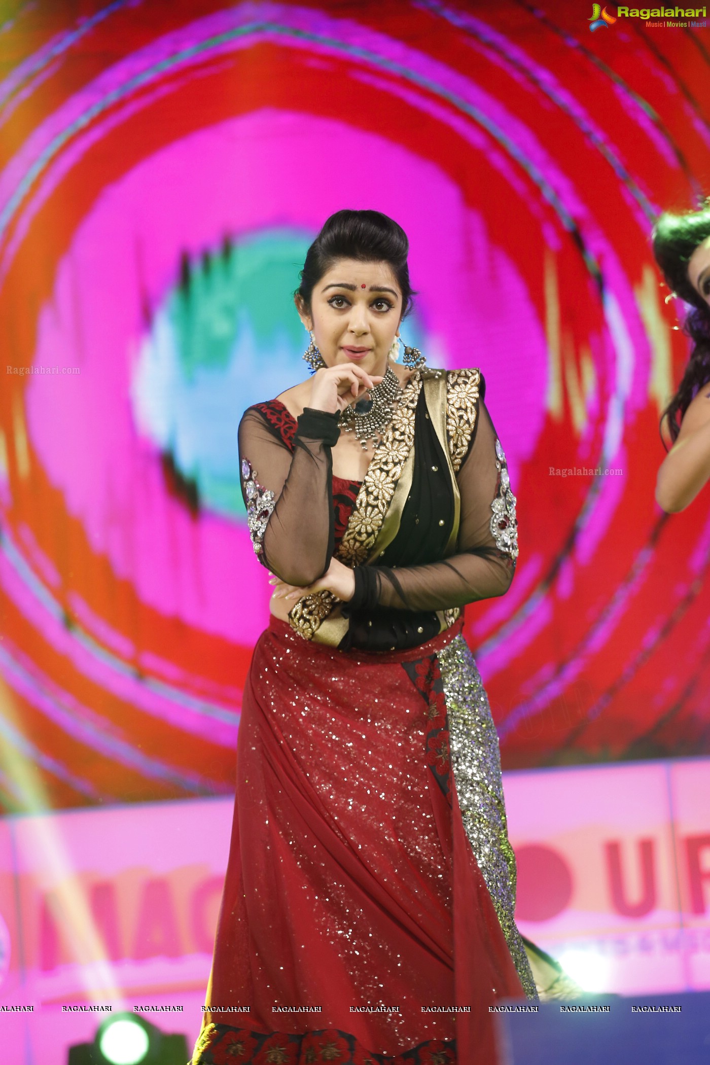 Charmme Kaur at TSR-TV9 National Film Awards 2013-2014