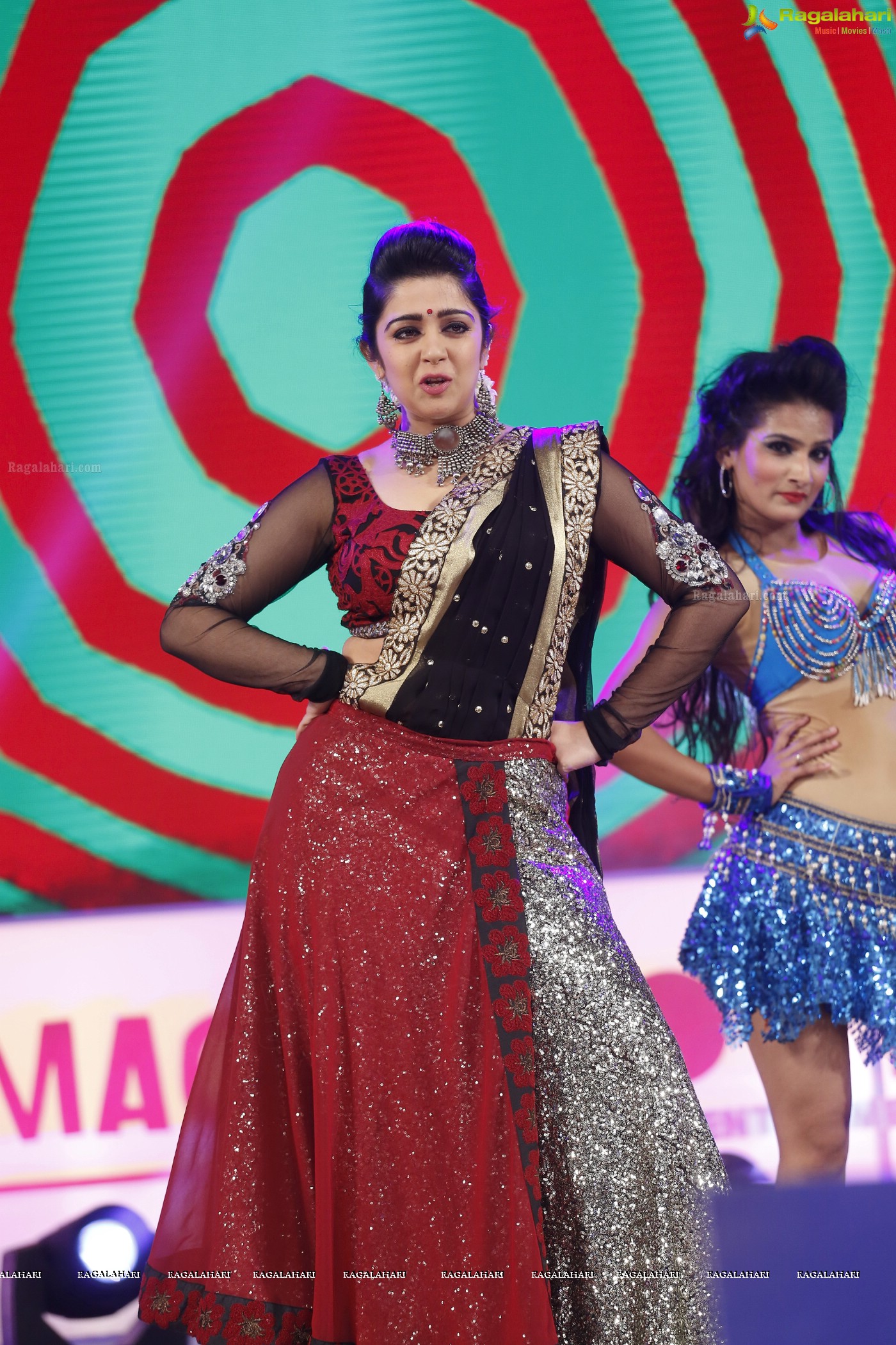 Charmme Kaur at TSR-TV9 National Film Awards 2013-2014