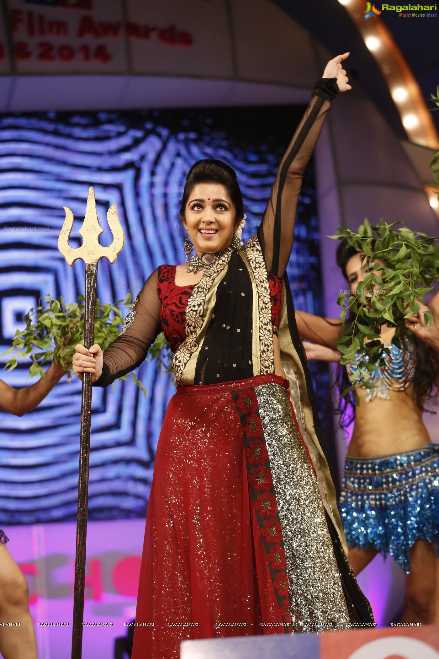 Charmme Kaur at TSR-TV9 National Film Awards 2013-2014